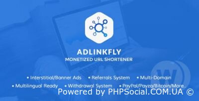 AdLinkFly v6.3.0 NULLED - монетизация коротких ссылок
