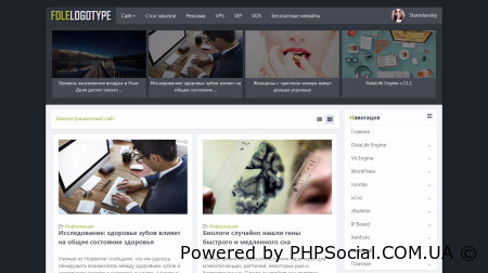 Адаптивный новостной шаблон FDLE